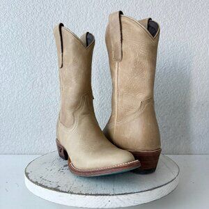 Lane Boots PLAIN JANE Cowboy Midi Boots Butterscotch Western Cowgirl Short 7.5